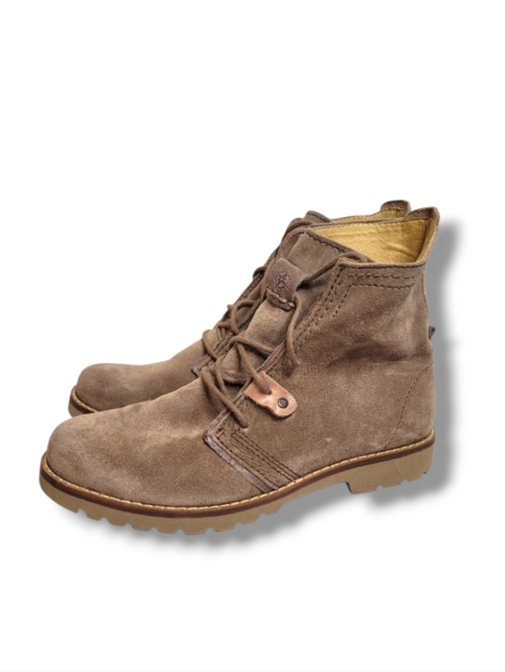 Bussola  Kalahari Lady Suede Lace Up Ankle Boots Size 37 US 7 - Picture 13 of 13